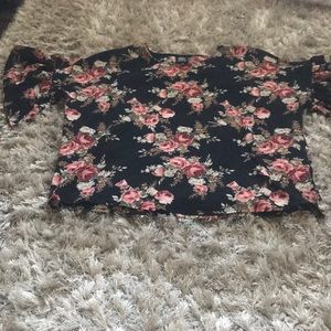 Bobeau floral blouse